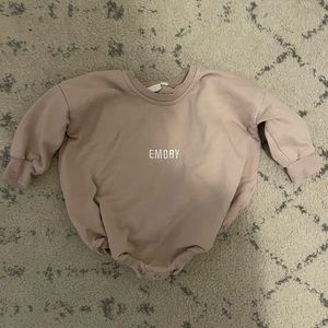 Sweatshirt Romper “Emory”